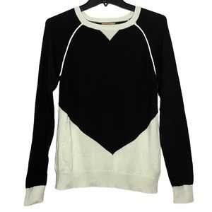 Birch Womens Black & White Long Sleeve Sweater